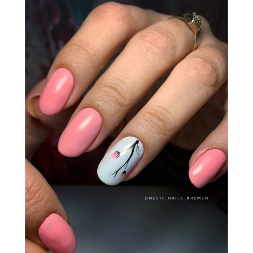 Гель-лак Komilfo Deluxe Series №D018 (приглушенный розовый, эмаль), 8 мл