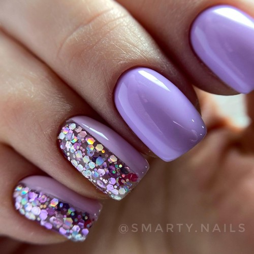 Гель-лак Komilfo Deluxe Series №D118 (светло-сиреневый, эмаль), 8 мл