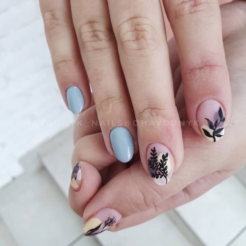 Гель-лак Komilfo Deluxe Series №D138 (серо-голубой, эмаль), 8 мл