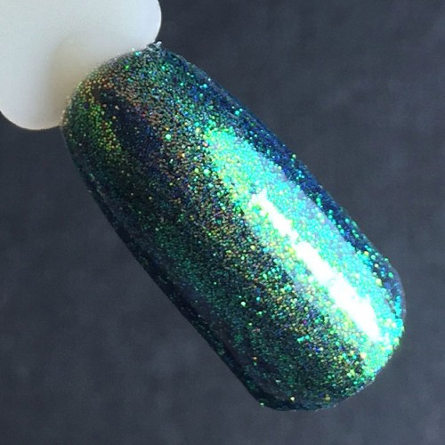 Komilfo spangles 026 size 0.1 mm, (overflow color green), 2.5 g