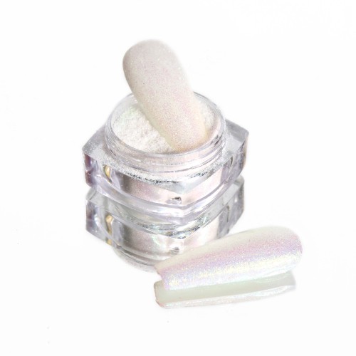 Komilfo spangles 026 size 0.1 mm, (overflow color green), 2.5 g