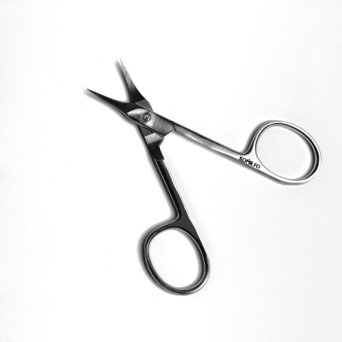 Komilfo IC Ultra 15 mm, professional cuticle scissors, in a transparent case
