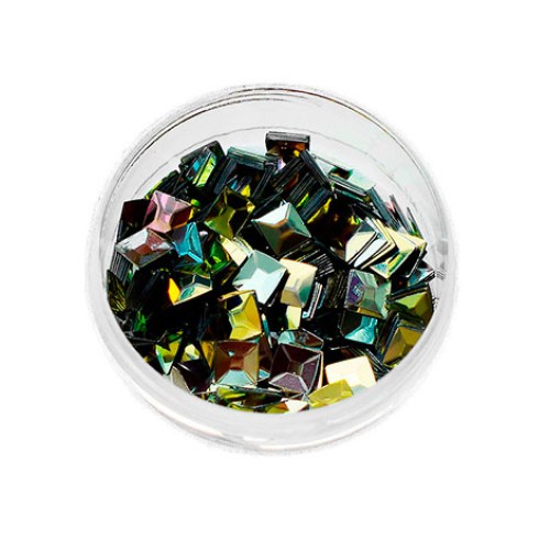 Komilfo 3D Dragon Scale №015, square, Jonquil AB, (1 g) Komilfo 3D Dragon Scale №015, square, Jonquil AB, (1 g)