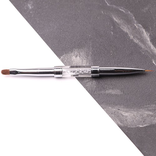 Komilfo Double Gel oval 6 (Kolinsky)/Liner 9 (Nylon)