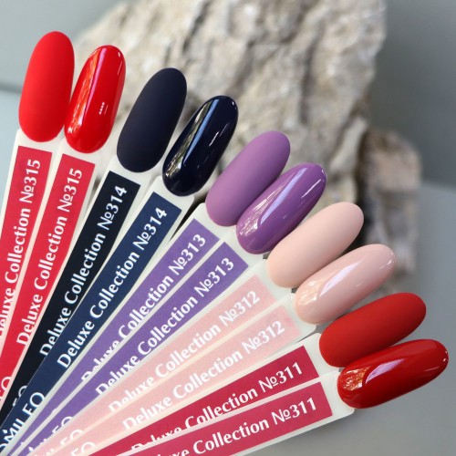 Gel Polish Komilfo Deluxe Series D312 (frosty haze, enamel), 8 ml