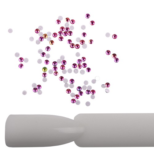 Komilfo rhinestones Rainbow, size 3 (pack of 100)