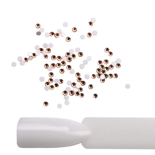 Komilfo rhinestones (pack of 100), Light Colorado Topaz, size 4