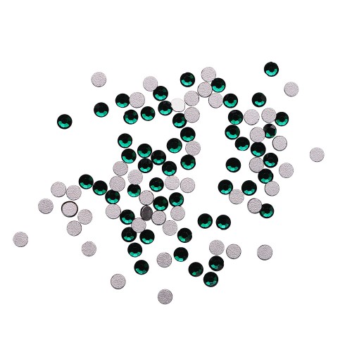 Komilfo Rhinestones Emerald, Size 6 (100 pcs per pack) Komilfo Rhinestones Emerald, Size 6 (100 pcs per pack)