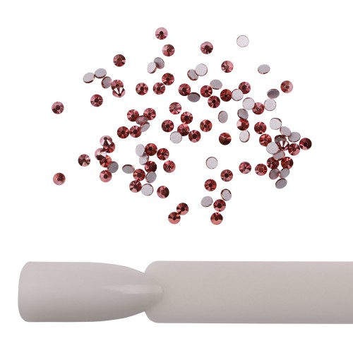 Komilfo rhinestones Rose Gold, size 6 (pack of 100)