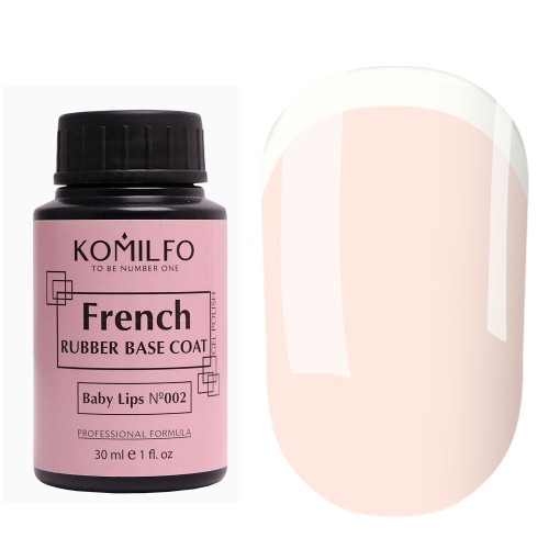 Komilfo French Rubber Base 002, Baby Lips, 30 ml Komilfo French Rubber Base 002, Baby Lips, 30 ml