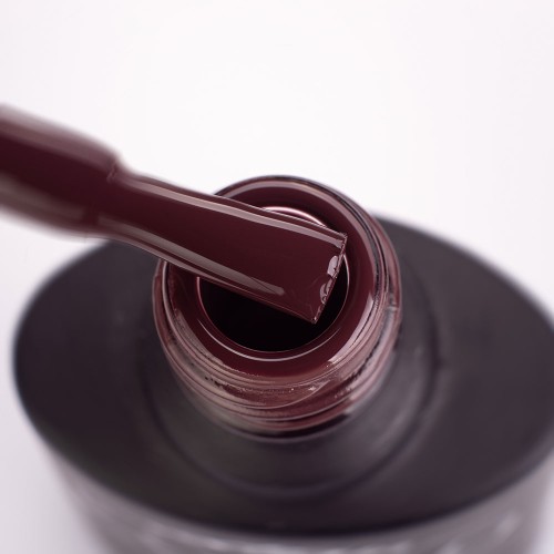 Gel Polish Komilfo Deluxe Series Dusk Collection D302 (brown eggplant, enamel), 8 ml