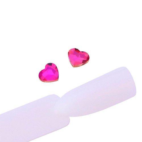 Komilfo Stones Heart (5.5×6 mm) Purple Flare (2 pcs)