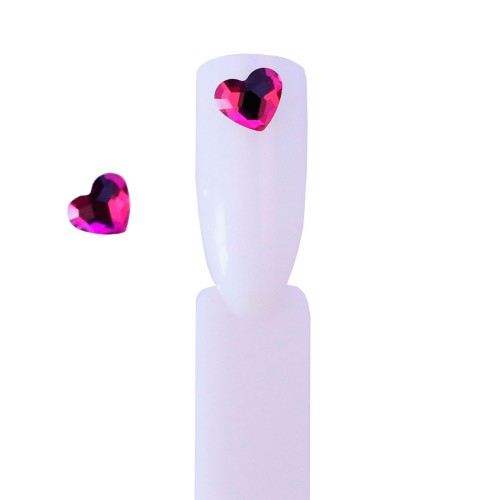 Komilfo Stones Heart (5.5×6 mm) Purple Flare (2 pcs)