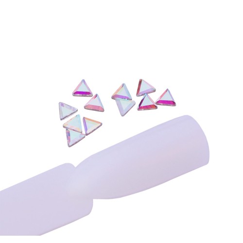 Komilfo stones Triangle (3x3mm) Crystal AB (10 pcs.)
