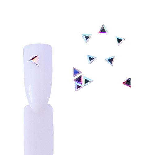 Komilfo stones Triangle (3x3mm) Crystal AB (10 pcs.)