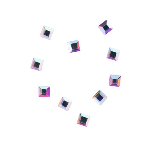 Komilfo stones Square (3x3mm) Crystal AB (10 pcs.)