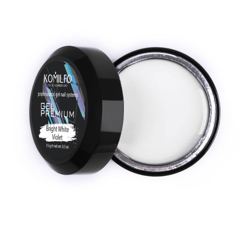 Komilfo Gel Premium Bright White Violet, 15 g Komilfo Gel Premium Bright White Violet, 15 g