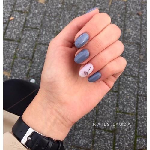 Gel Polish Komilfo Deluxe Series Dusk Collection D292 (light gray, enamel), 8 ml