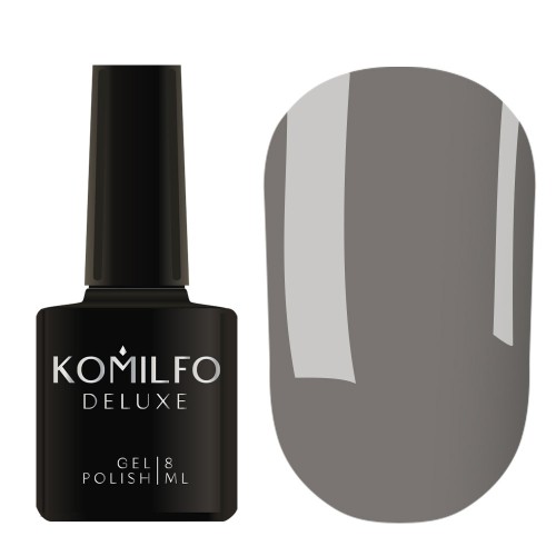 Gel Polish Komilfo Deluxe Series Dusk Collection D292 (light gray, enamel), 8 ml Gel Polish Komilfo Deluxe Series Dusk Collection D292 (light gray, enamel), 8 ml