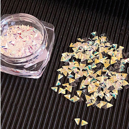 Komilfo 3D Dragon Scale №046, triangle, unicorn 2, 1 g