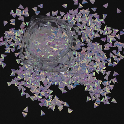 Komilfo 3D Dragon Scale №056, triangle, unicorn 4, 1 g