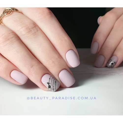 Gel polish Komilfo Deluxe Series D068 (muted, gray-lilac, enamel), 15 ml