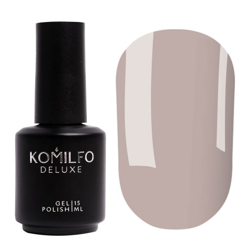 Gel polish Komilfo Deluxe Series D068 (muted, gray-lilac, enamel), 15 ml Gel polish Komilfo Deluxe Series D068 (muted, gray-lilac, enamel), 15 ml