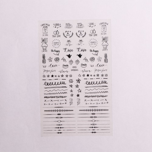 Komilfo Nail Design Sticker №KNS-004S