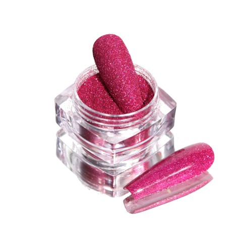 Komilfo spangles 006, size 0.1 mm, (pink-red hologram) E2.5 g