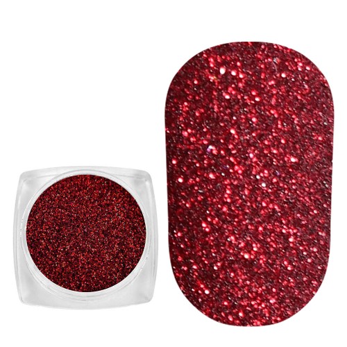 Komilfo spangles 038, size 0.08 mm, (dark red) E2.5 g Komilfo spangles 038, size 0.08 mm, (dark red) E2.5 g