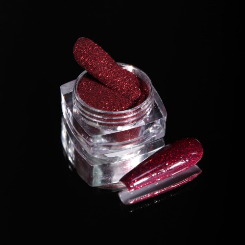 Komilfo spangles 038, size 0.08 mm, (dark red) E2.5 g