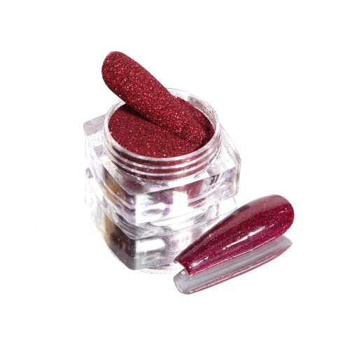 Komilfo spangles 038, size 0.08 mm, (dark red) E2.5 g