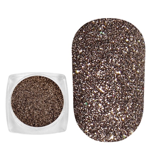 Komilfo spangles 113, size 0.08 mm, (dark gold) E, 2.5 g Komilfo spangles 113, size 0.08 mm, (dark gold) E, 2.5 g