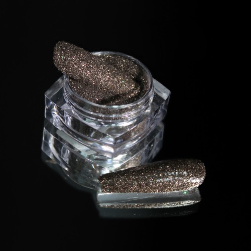 Komilfo spangles 113, size 0.08 mm, (dark gold) E, 2.5 g