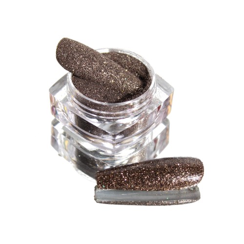 Komilfo spangles 113, size 0.08 mm, (dark gold) E, 2.5 g