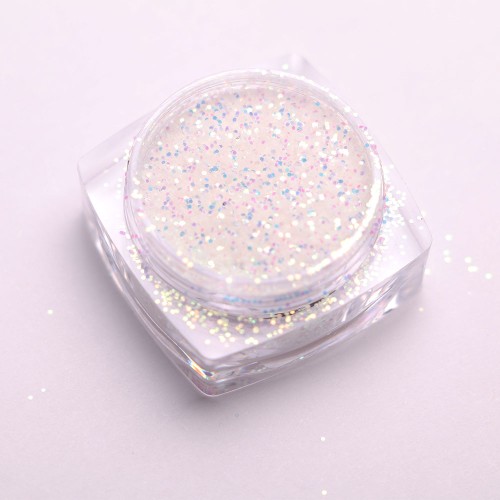 Komilfo photochromic spangles 003, size 0.4 mm, (milky/violet photochrome) 2.5 g