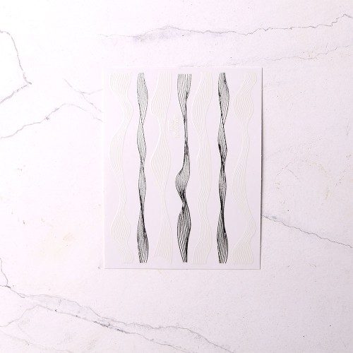 Komilfo Nail Design Sticker №KNS-007WS