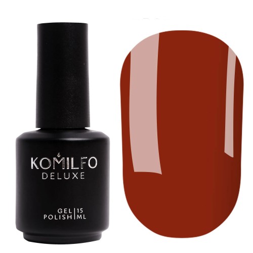 Gel Polish Komilfo Deluxe Series D309 (red clay, enamel), 15 ml Gel Polish Komilfo Deluxe Series D309 (red clay, enamel), 15 ml