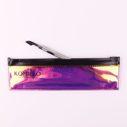 Komilfo pusher S for manicure and pedicure with a hatchet in a dichroic case
