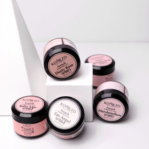 Komilfo French Rubber Base 005 Marshmellow 30 ml (without brush)