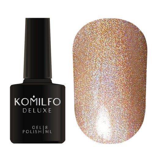 Gel Polish Komilfo Holographic 003 (golden), 8 ml Gel Polish Komilfo Holographic 003 (golden), 8 ml