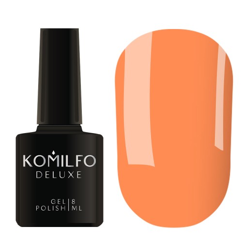 Gel Polish Komilfo Kaleidoscopic Collection K005 (peach, neon), 8 ml Gel Polish Komilfo Kaleidoscopic Collection K005 (peach, neon), 8 ml