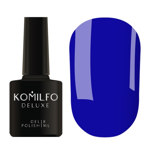 Gel Polish Komilfo Kaleidoscopic Collection K015 (blue, neon), 8 ml Gel Polish Komilfo Kaleidoscopic Collection K015 (blue, neon), 8 ml