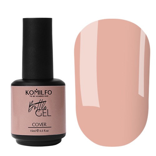 Komilfo Bottle Gel Cover with brush, 15 ml Komilfo Bottle Gel Cover with brush, 15 ml