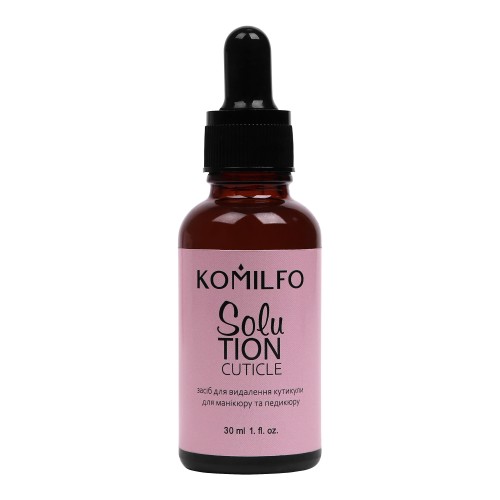Komilfo Solution Cuticle Remover – cuticle remover, alkaline, 30 ml Komilfo Solution Cuticle Remover – cuticle remover, alkaline, 30 ml