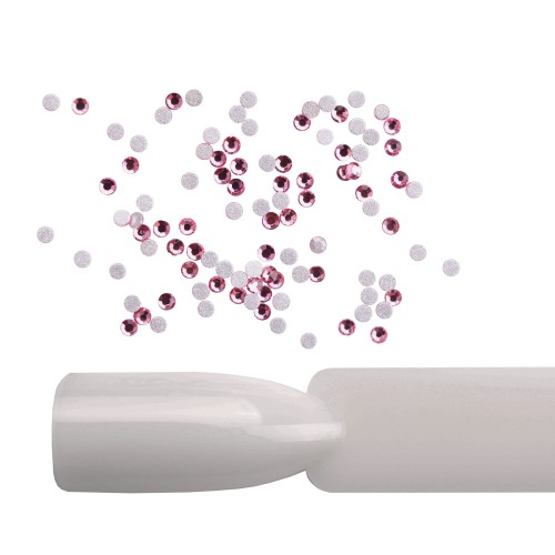 Komilfo rhinestones (pack of 100), Rose, size 3