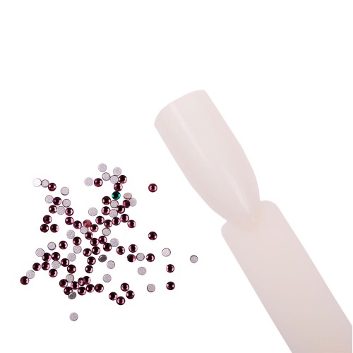 Komilfo rhinestones (pack of 100), Dk.amethyst, size 3