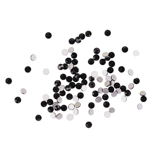 Komilfo rhinestones Jet Black, size 6 (pack of 100) Komilfo rhinestones Jet Black, size 6 (pack of 100)