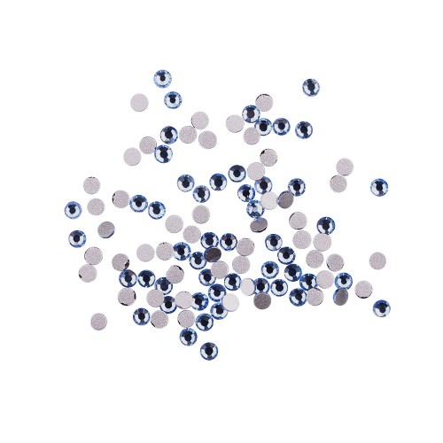 Komilfo rhinestones (pack of 100), Light sapphire, size 5 Komilfo rhinestones (pack of 100), Light sapphire, size 5