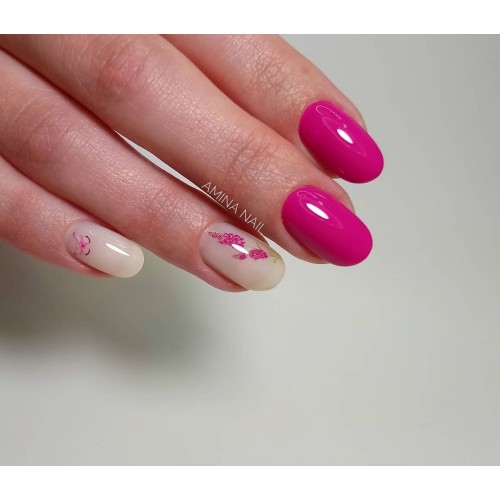 Гель-лак Komilfo Deluxe Series №D049 (розовая маджента, эмаль), 8 мл